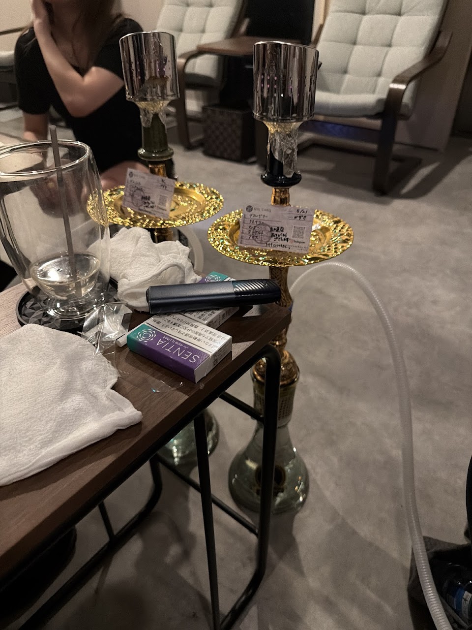 薫煙 KUYURI Shisha & Sweets 難波店（シーシャ）の写真 3枚目