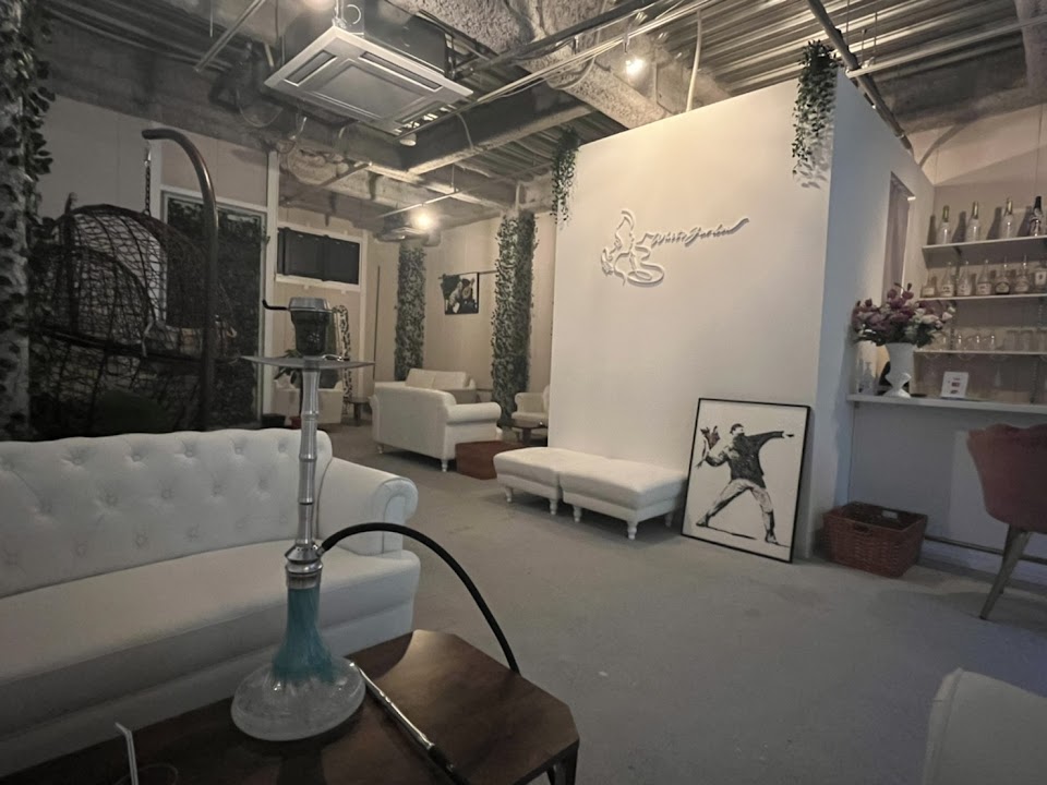 【三宮 シーシャカフェバーホワイトガーデン】 Shisha Cafe & Bar White gardenの写真 3枚目